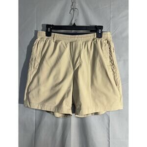 Birddogs Shorts Mens Large Khaki Uncle Bucks 7" Inseam Lined Performance Stretch